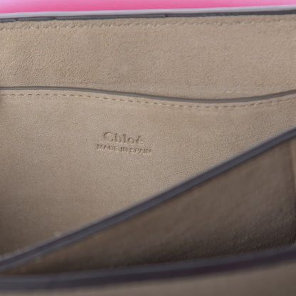 Chloe Suede Calfskin Small Faye Shoulder Bag Fuchsia Rose 7 of 9