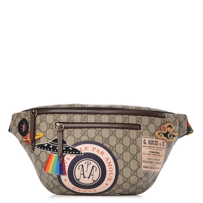 Gucci GG Supreme Monogram Courrier Belt Bag Beige New Acero 1 of 7