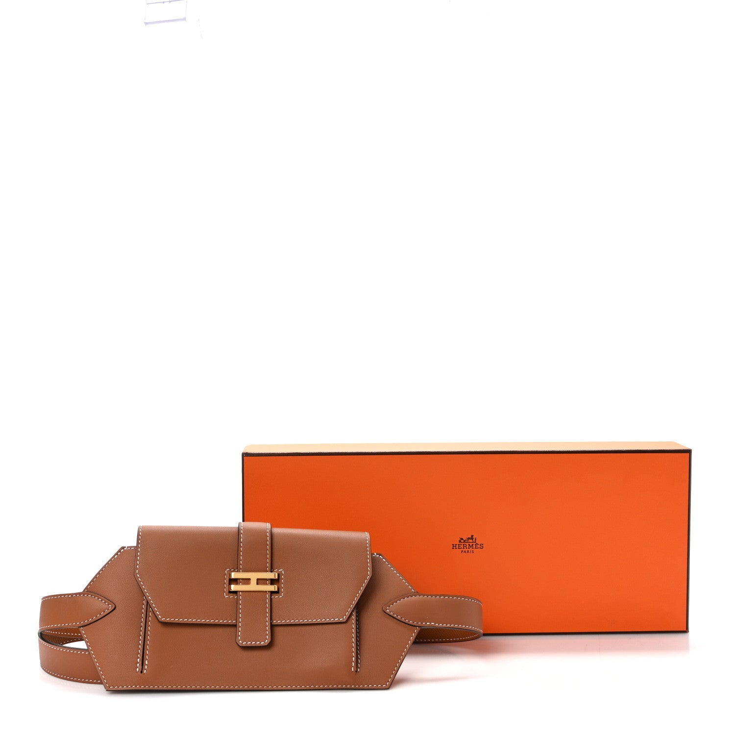 Hermes Swift Elan Pocket Belt Bag XS Gold 9 of 9