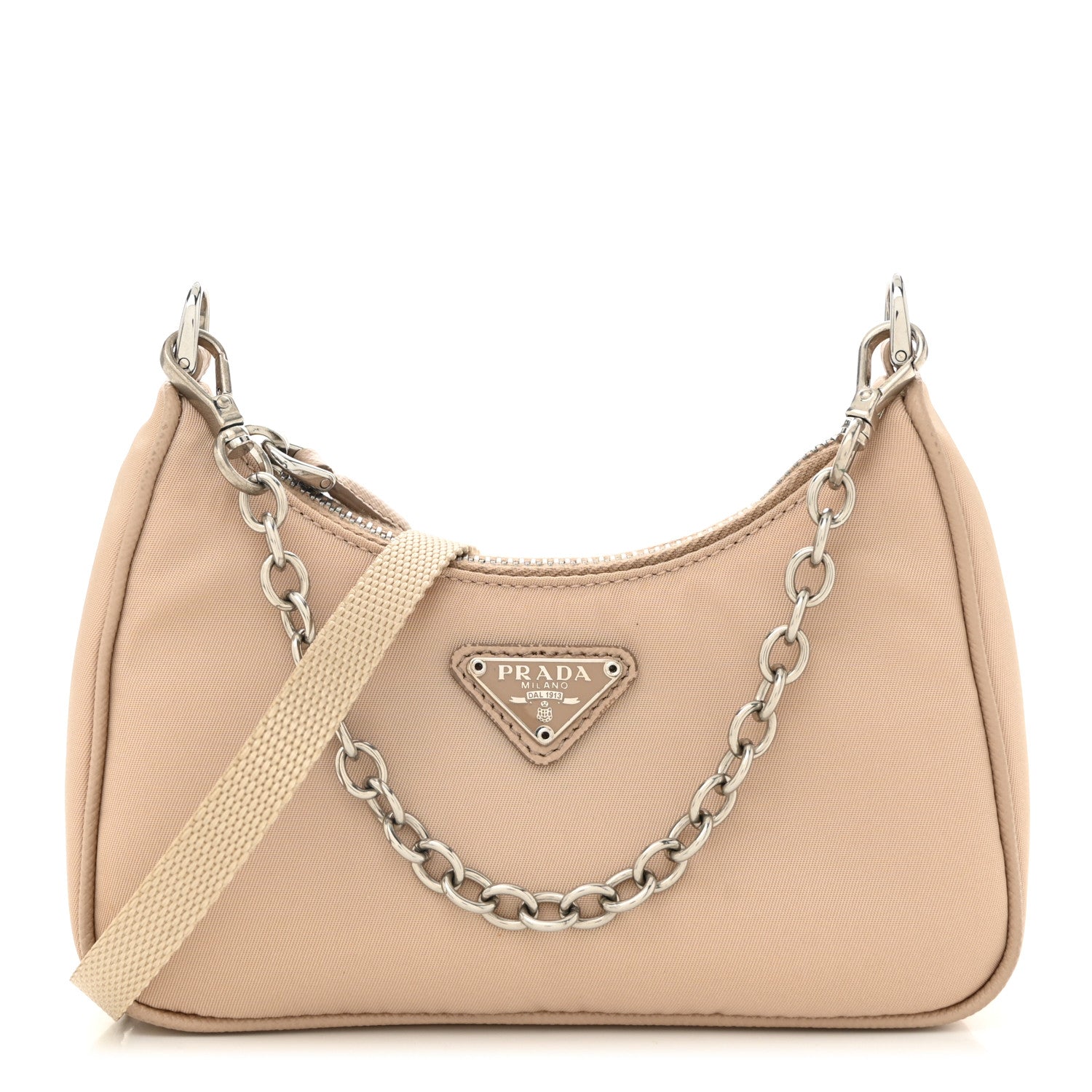 Prada Tessuto Nylon Saffiano Mini Re-Edition 2000 Shoulder Bag Cammeo 1 of 10