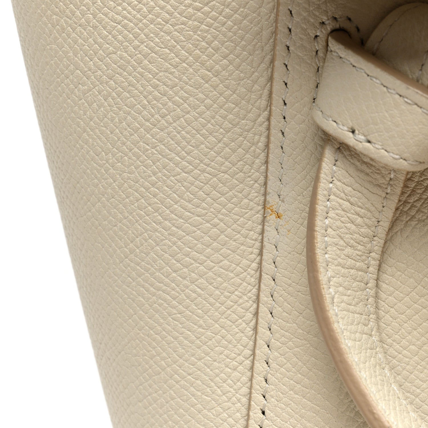 Celine Grained Calfskin Micro Belt Bag Linen 11 of 12