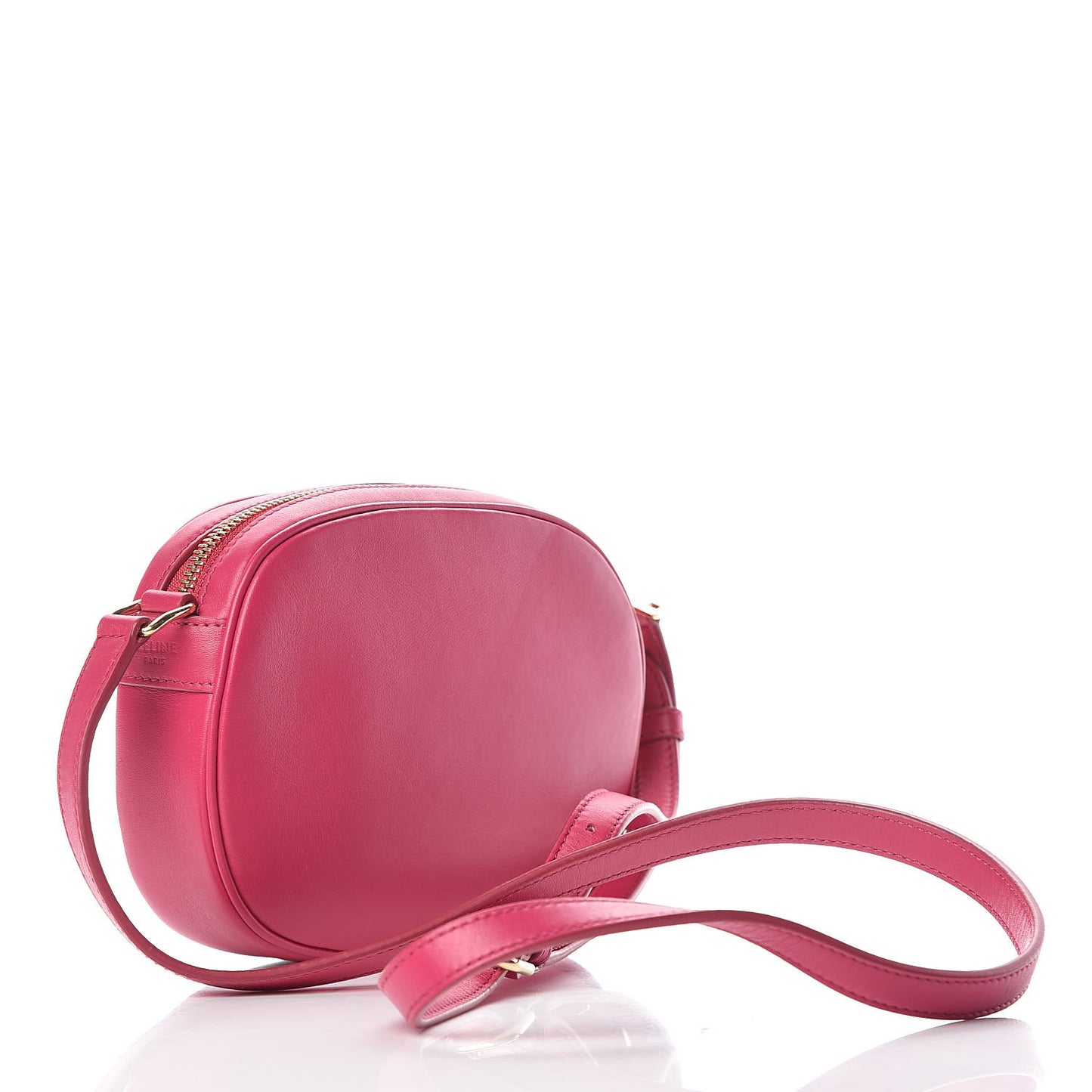 Calfskin Quilted Small C Charm Bag Pink