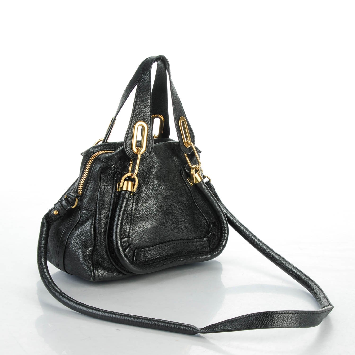 Chloe Calfskin Small Paraty Black 3 of 8