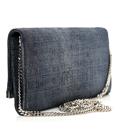 Jimmy Choo Denim Milla Clutch Blue 3 of 11