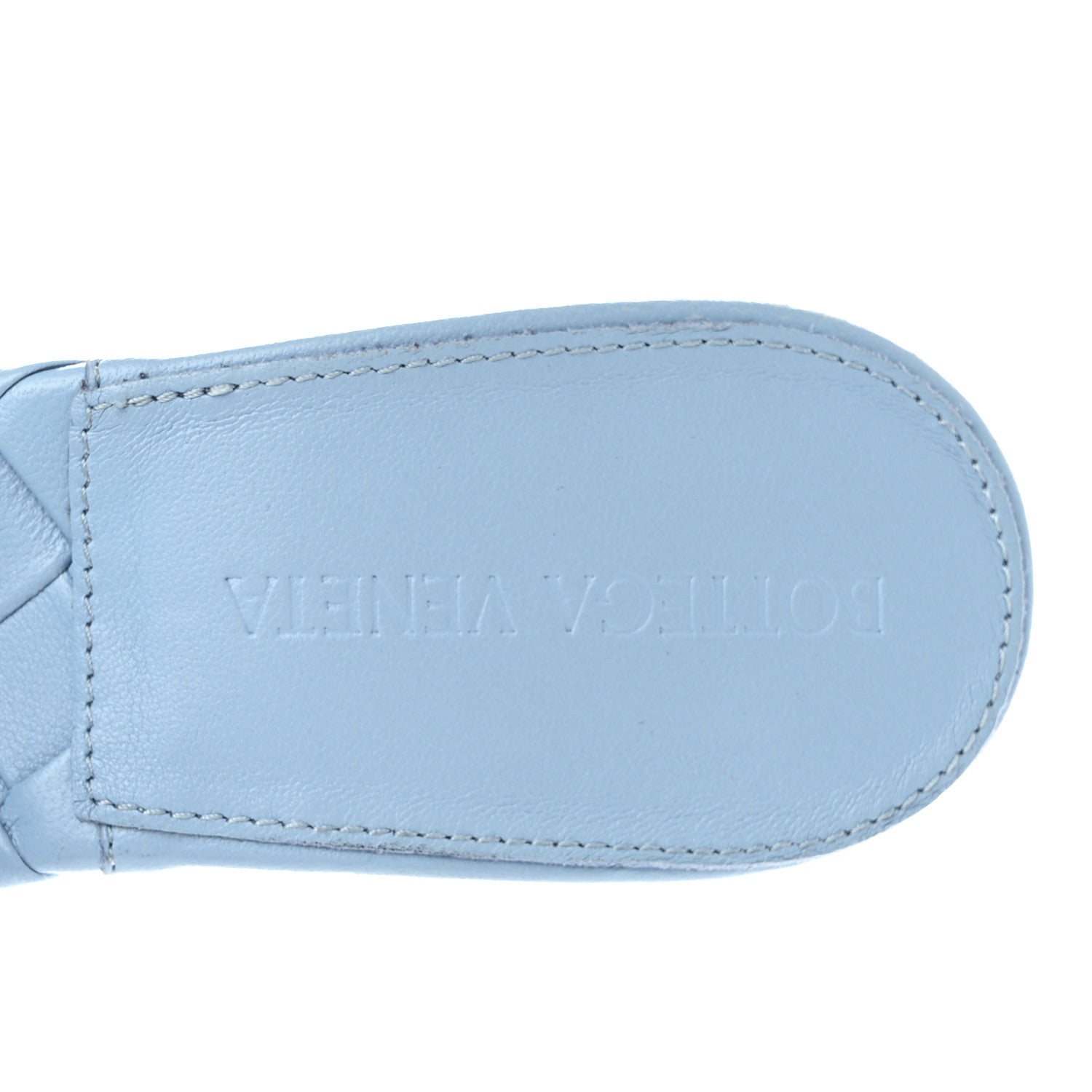 Bottega Veneta Nappa Maxi Intrecciato Lido Mule Sandals 35 Ice 7 of 7