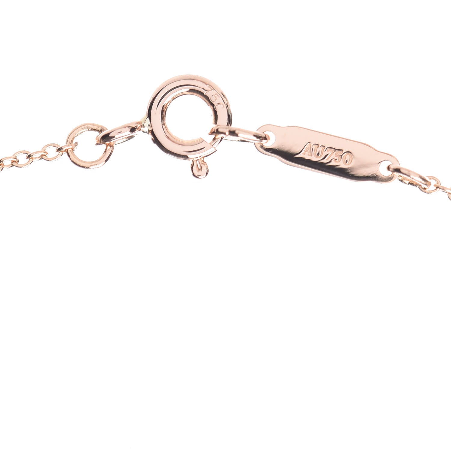 Tiffany 18K Yellow Gold Mini Bow Pendant Necklace 6 of 7
