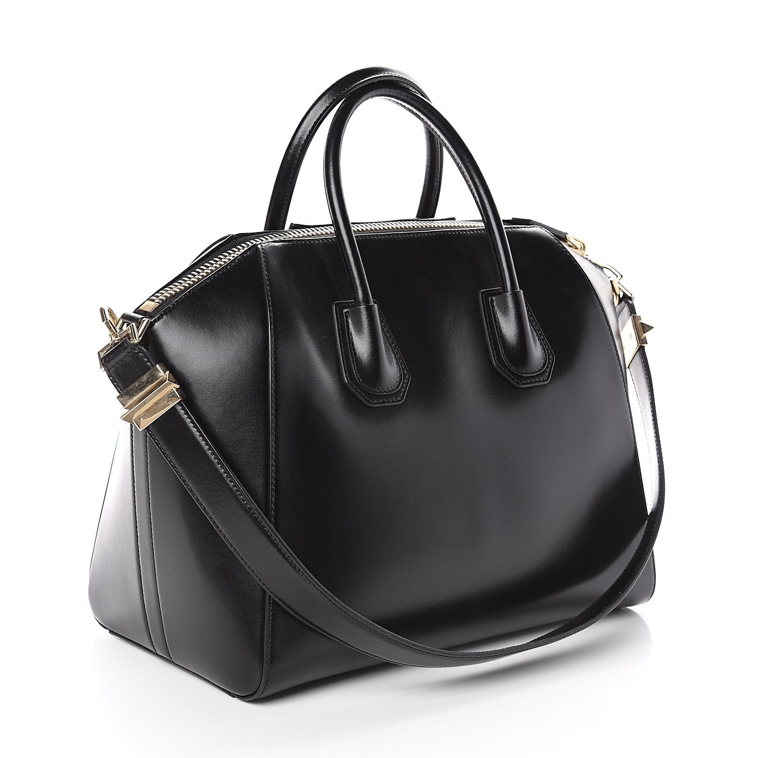 Givenchy Shiny Lord Calfskin Medium Antigona Black 2 of 7
