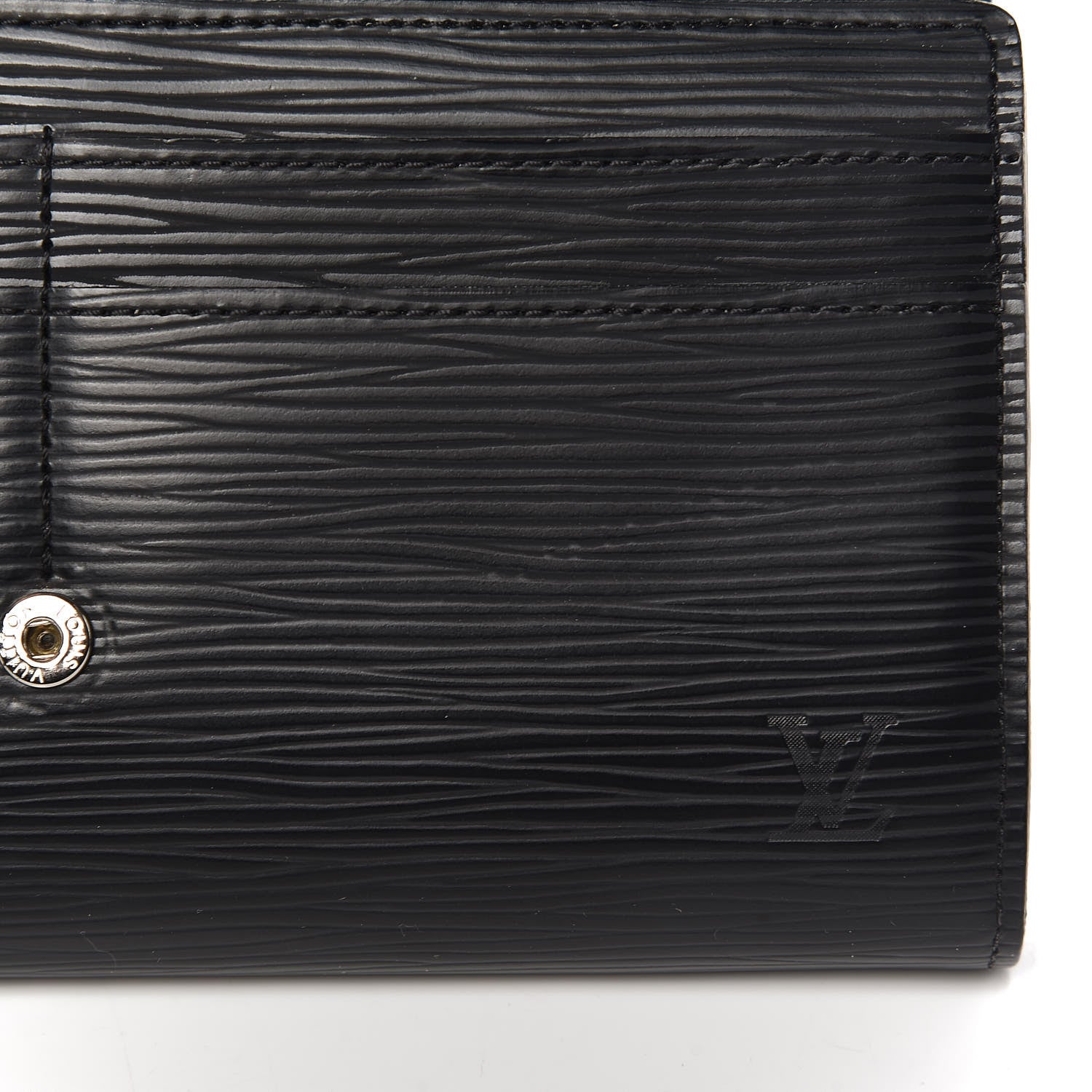 Louis Vuitton Epi Sarah Wallet NM Black 12 of 13