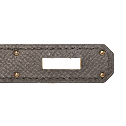 Hermes Epsom Horseshoe Kelly Sellier 32 Etain 28 of 38