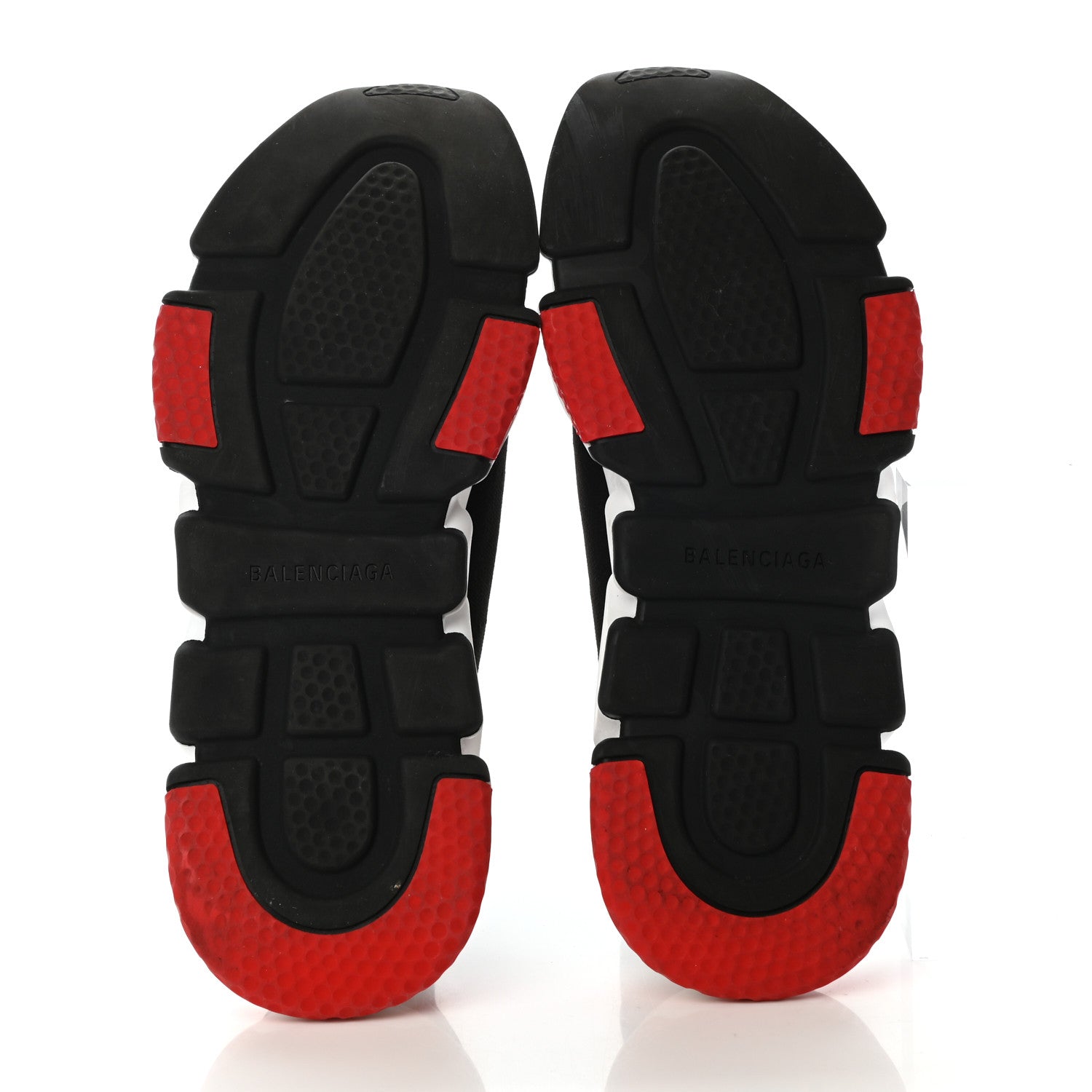 Balenciaga Technical 3D Knit Mens Speed Sneakers 44 Black Red 5 of 11