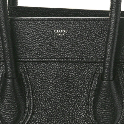 Celine Smooth Calfskin Medium Phantom Luggage Black 8 of 10