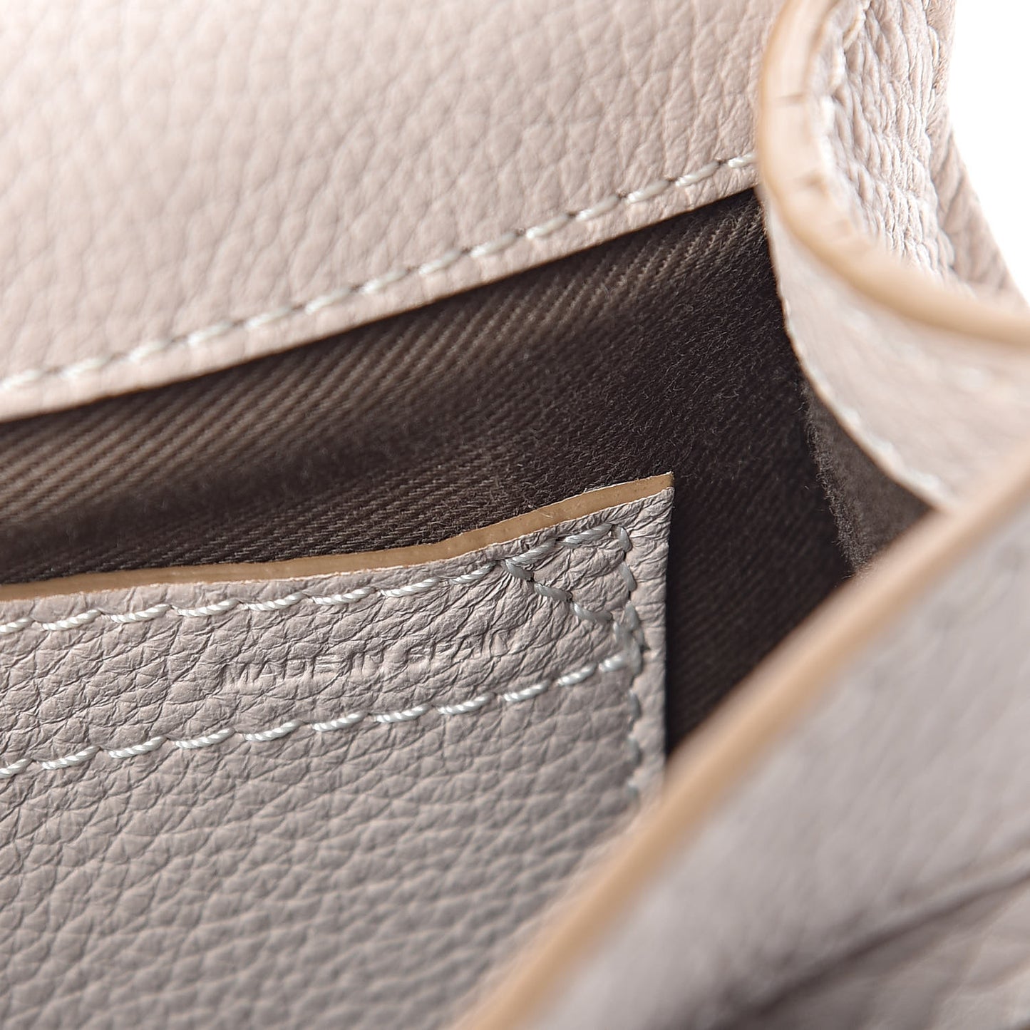 Calfskin Mini Marcie Round Crossbody Bag Abstract White