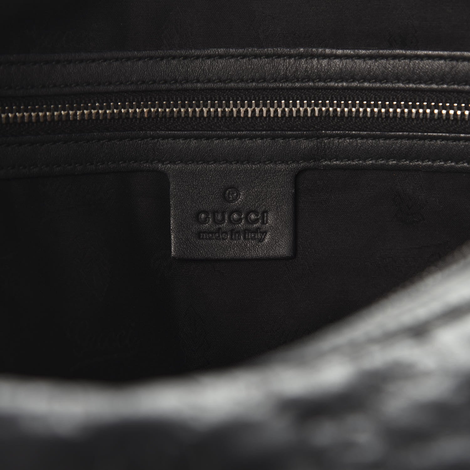 Gucci Guccissima Large GG Twins Hobo Black 6 of 9