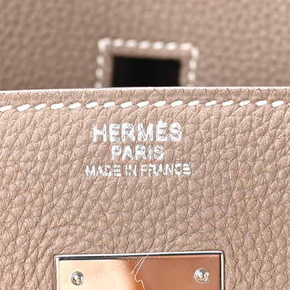 Hermes Togo Birkin 30 Etoupe 6 of 10