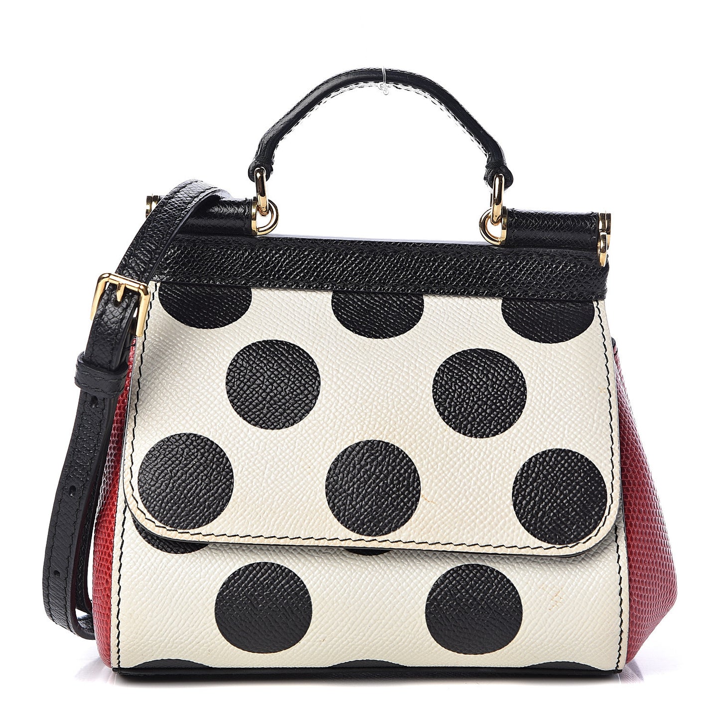 Dauphine Polka Dot Mini Miss Sicily Satchel Multicolor