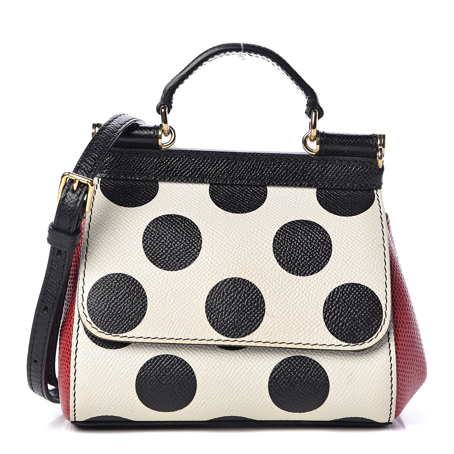Dolce & Gabbana Dauphine Polka Dot Mini Miss Sicily Satchel Multicolor 1 of 14