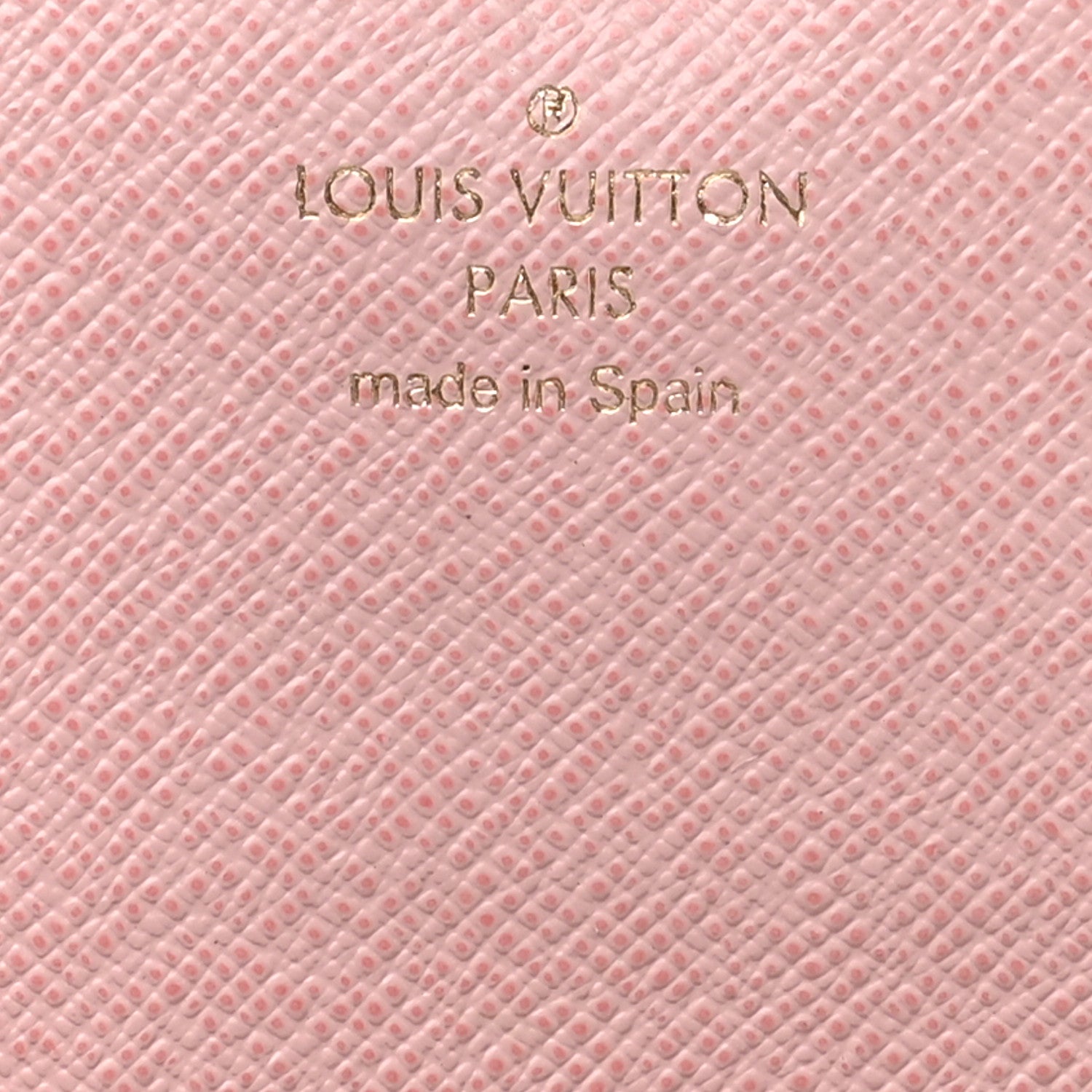 Louis Vuitton Damier Ebene Caissa Wallet Rose Ballerine 6 of 10