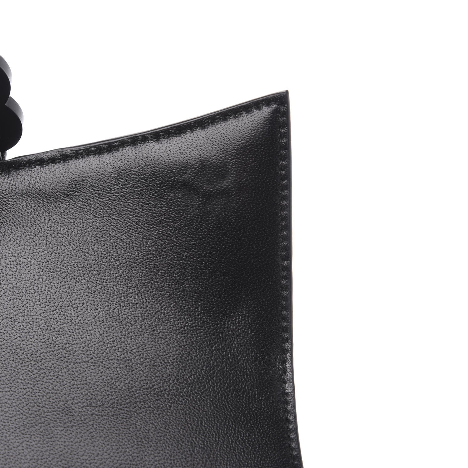 Balenciaga Shiny Calfskin Monochrome Crocodile Embossed Hourglass Top Handle Bag XS Black 8 of 8