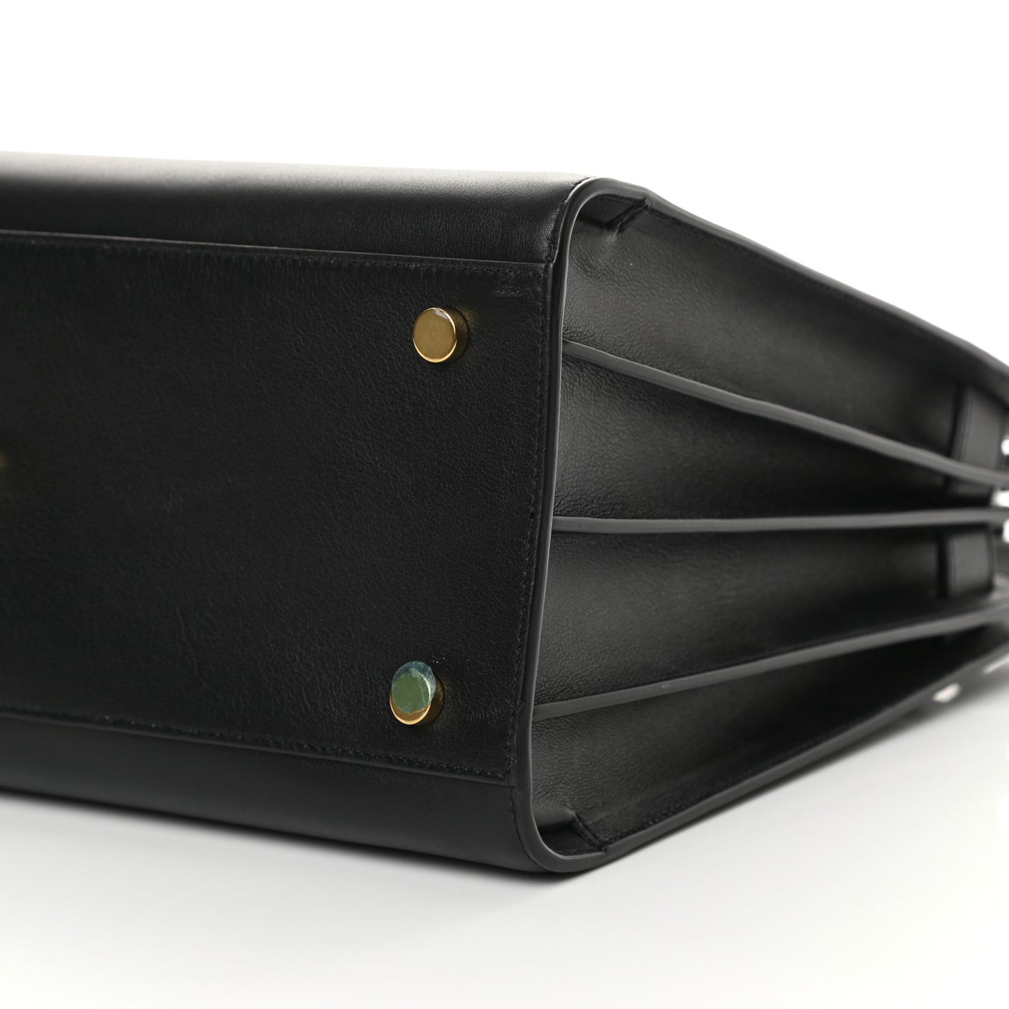 Calfskin Small Sac De Jour Black