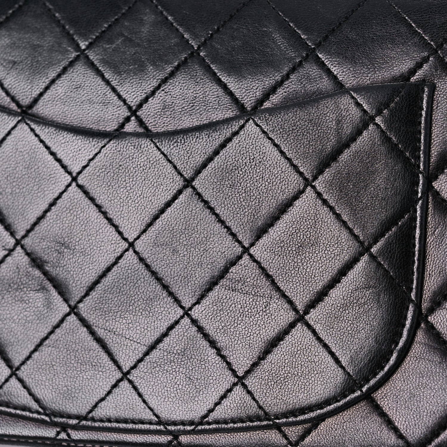 Chanel Lambskin Quilted Small Double Flap Black 18 of 19