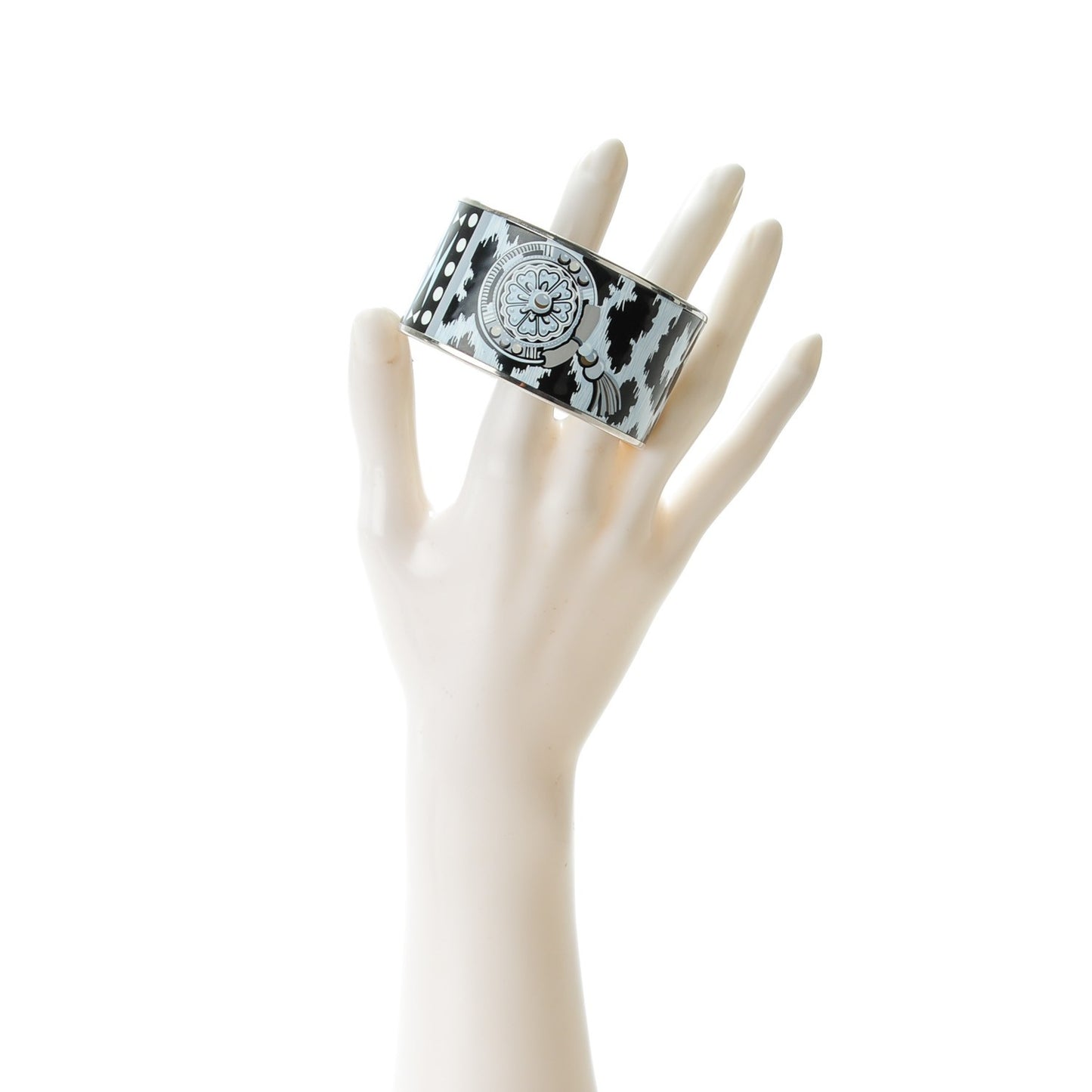 Enamel Printed Extra Wide Bracelet 65