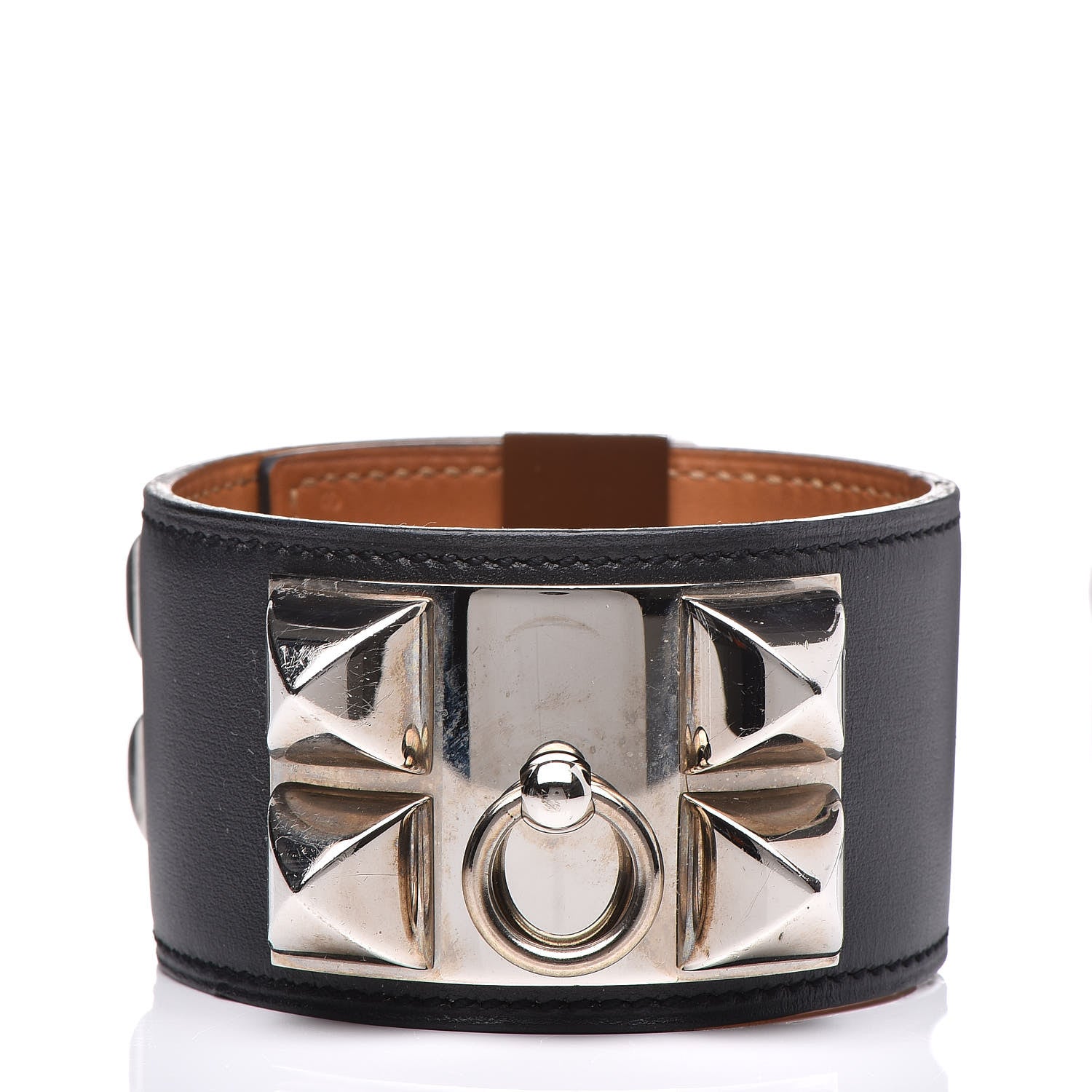 Hermes Box Collier de Chien CDC Bracelet L Black 3 of 7