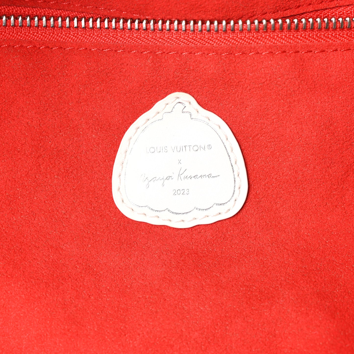 LV X YK Empreinte Infinity Dots Neverfull MM Rouge White