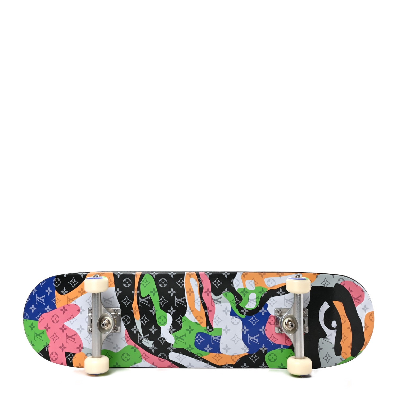 Louis Vuitton Monogram Portrait Wood Skateboard Multicolor 2 of 7