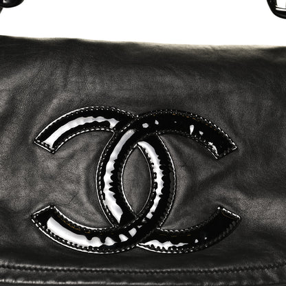 Chanel Calfskin Modern Chain Rhodoid Flap Black 7 of 9