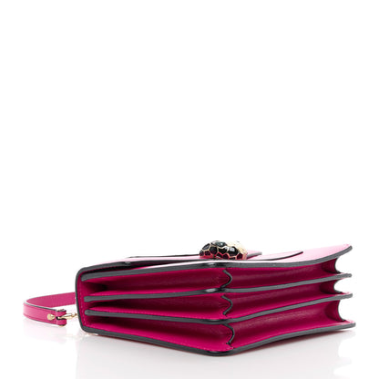 Bulgari Calfskin Serpenti Forever Top Handle Pink 9 of 21