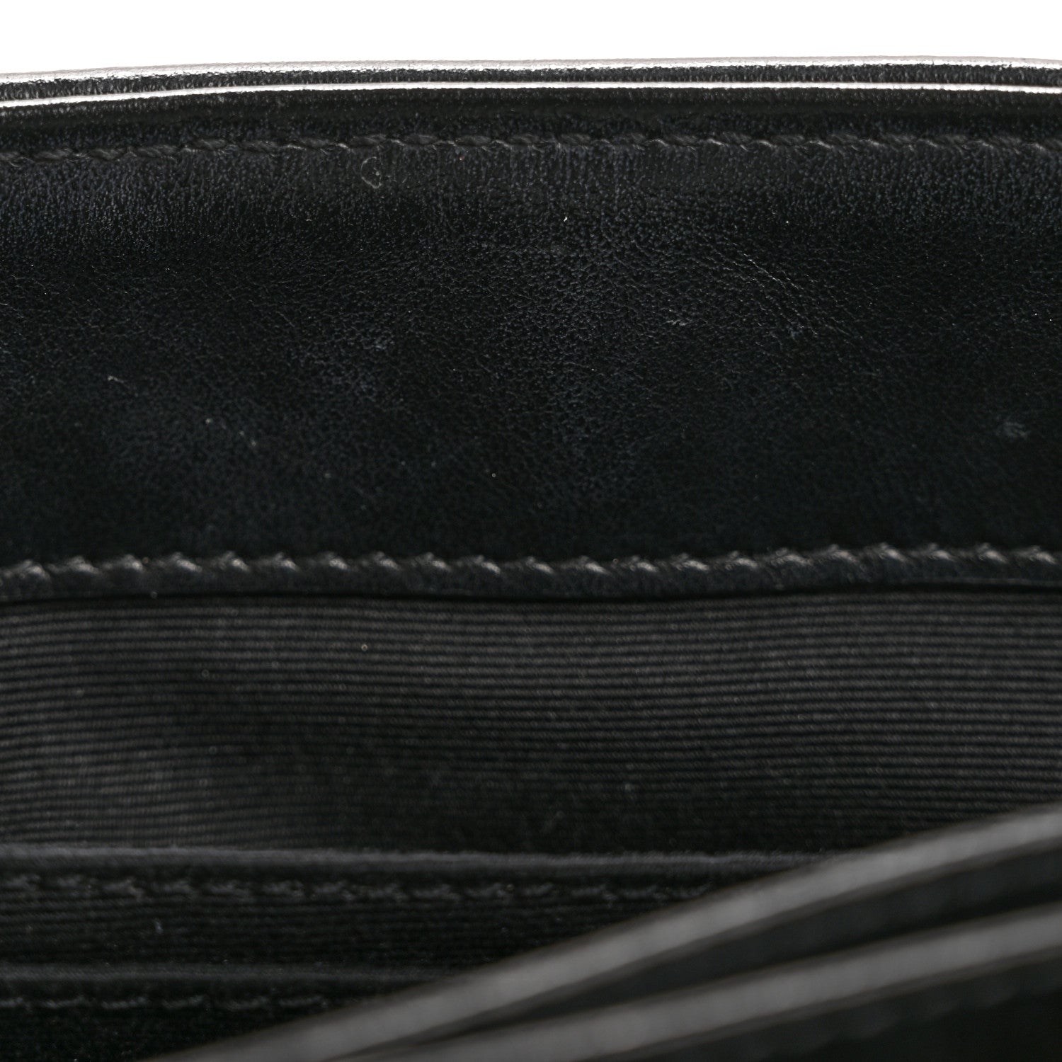 Saint Laurent Calfskin Y Quilted Monogram Toy Loulou Crossbody Bag Black 12 of 14