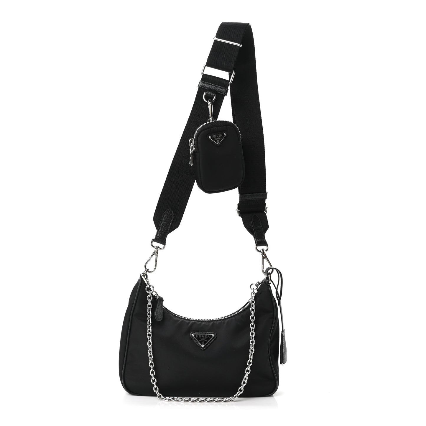 Nylon Re-Edition 2005 Shoulder Bag Black