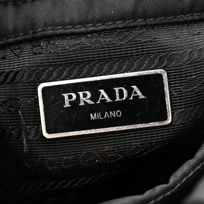 Prada Re-Nylon Quilted Padded Flap Shoulder Bag Black 6 of 14