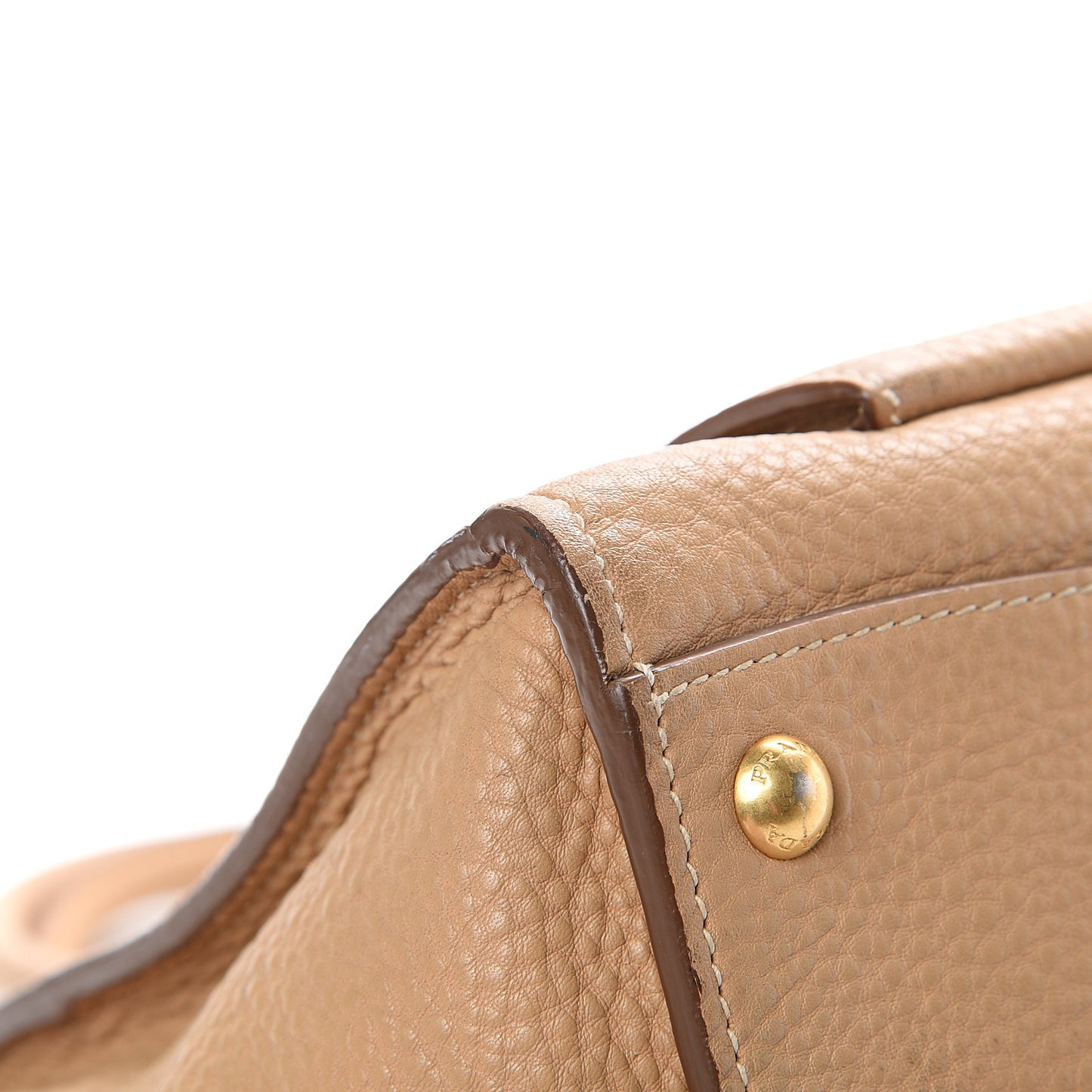 Vitello Phenix Shopping Tote Sabbia