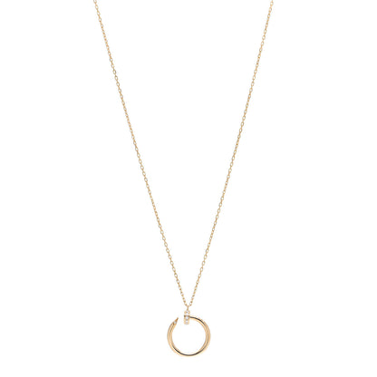 Cartier 18K Yellow Gold Diamond Juste Un Clou Pendant Necklace 1 of 6