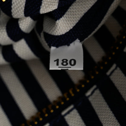 Prada Wicker Canvas Shoulder Bag Naturale Bluette 7 of 11