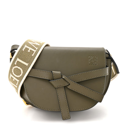 Loewe Calfskin Jacquard Mini Gate Dual Bag Autumn Green 1 of 11