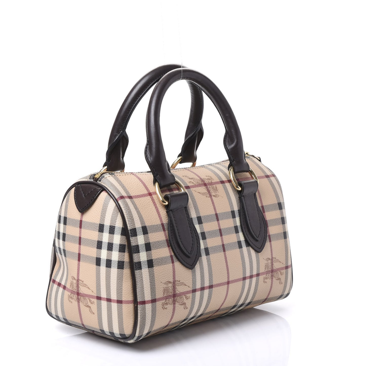 Haymarket Check Small Chester Bowling Bag Chocolate