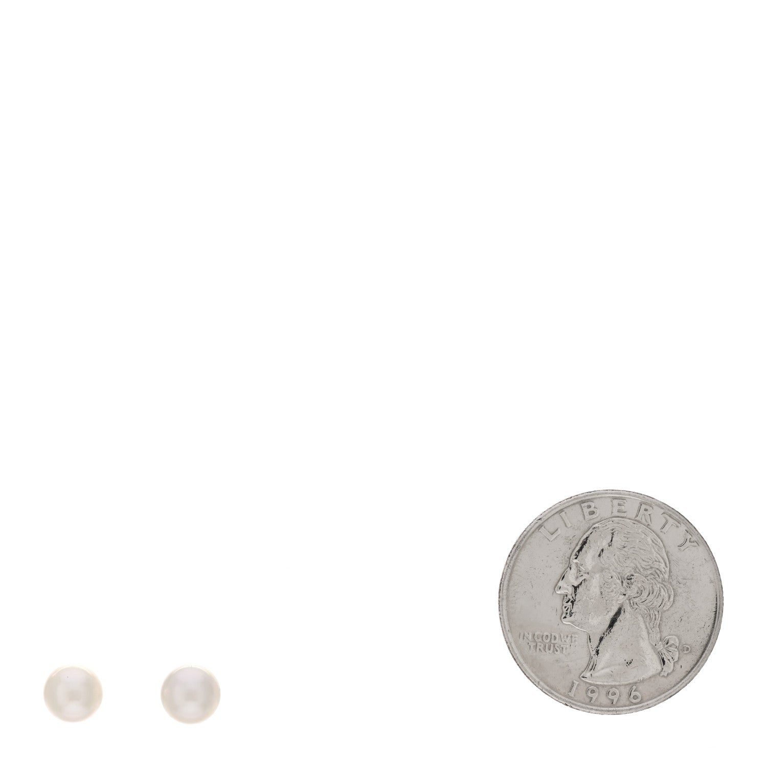 Mikimoto 18K White Gold 6-6.5mm Akoya Pearl Stud Earrings 2 of 5