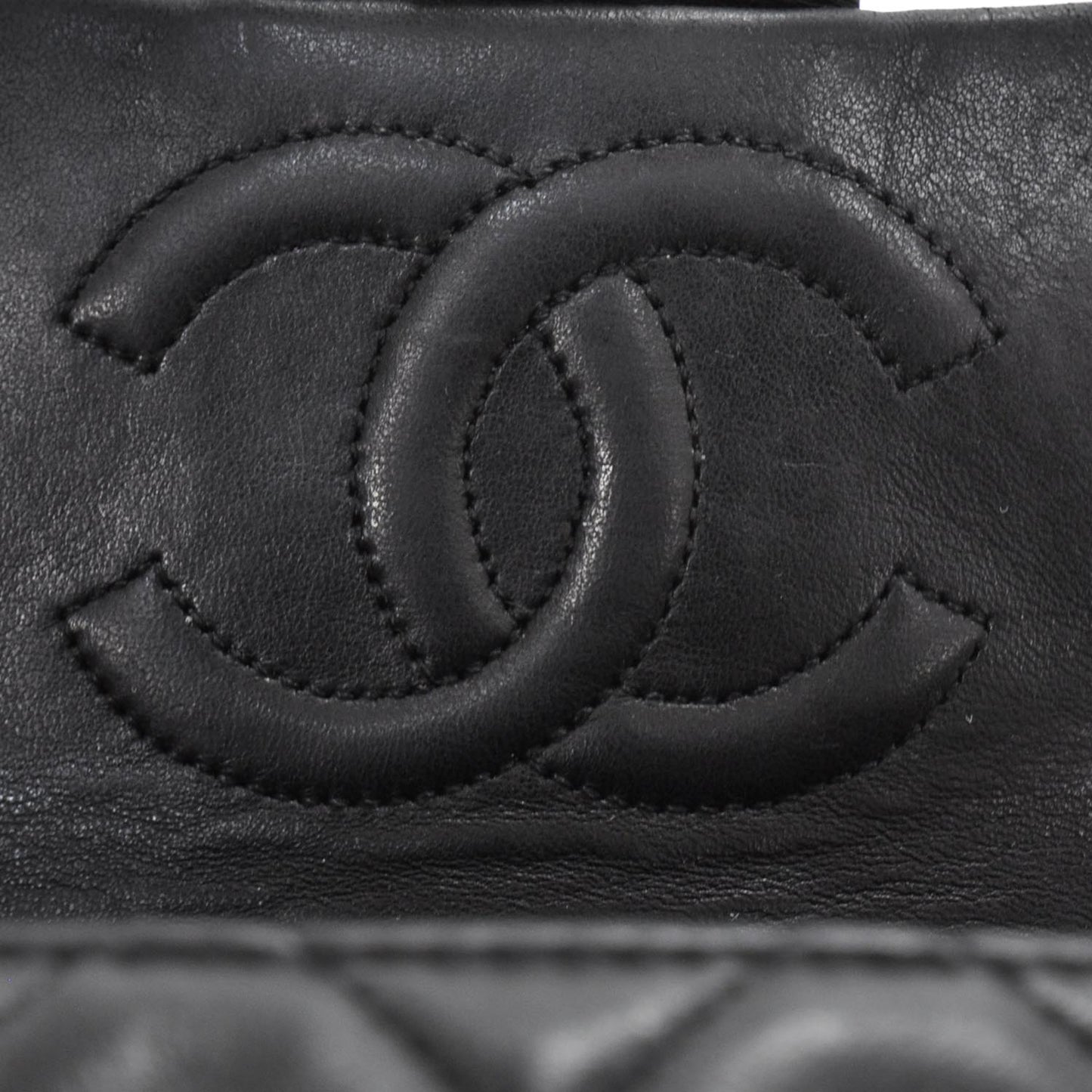 Lambskin Quilted Mini Flap Black GHW