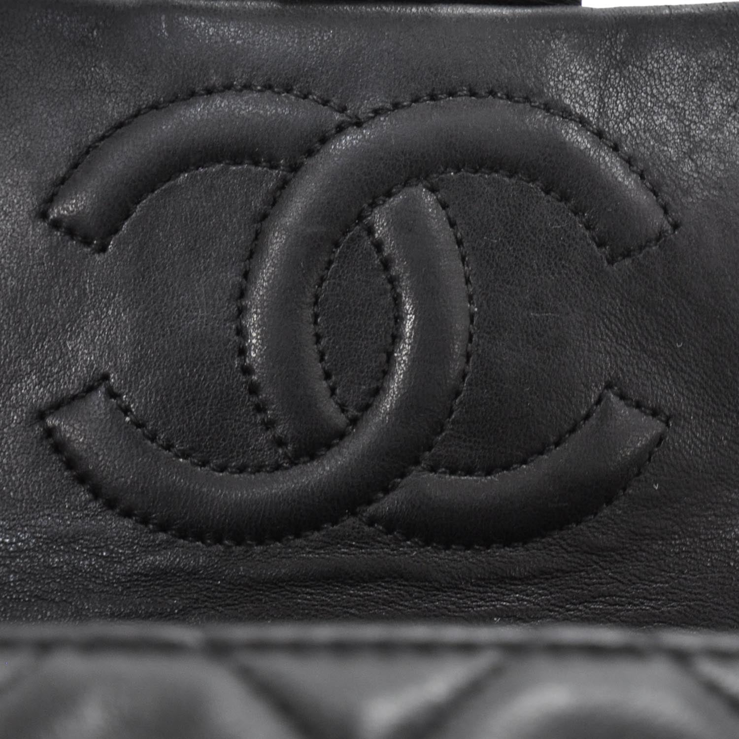 Chanel Lambskin Quilted Mini Flap Black GHW 8 of 10