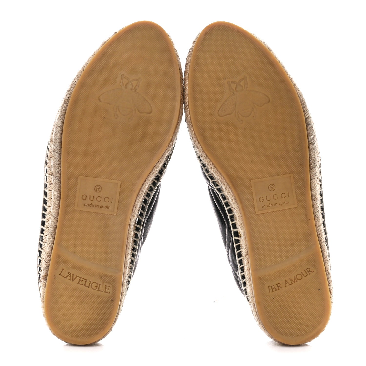 Gucci Nappa Matelasse GG Marmont Espadrilles 41 Black 5 of 13