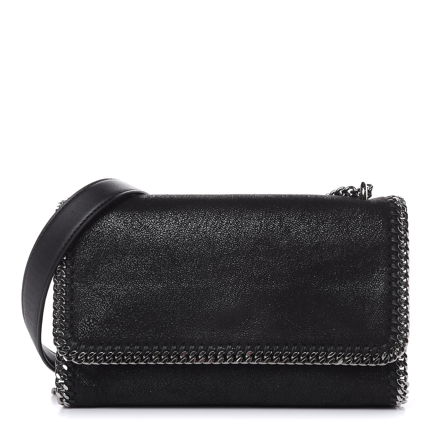 Stella McCartney Shaggy Deer Falabella Crossbody Bag Black 1 of 9