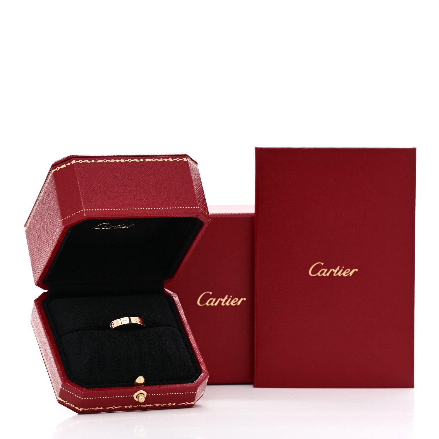Cartier 18K Yellow Gold 3.5mm LOVE Wedding Band Ring 50 5.25 5 of 5