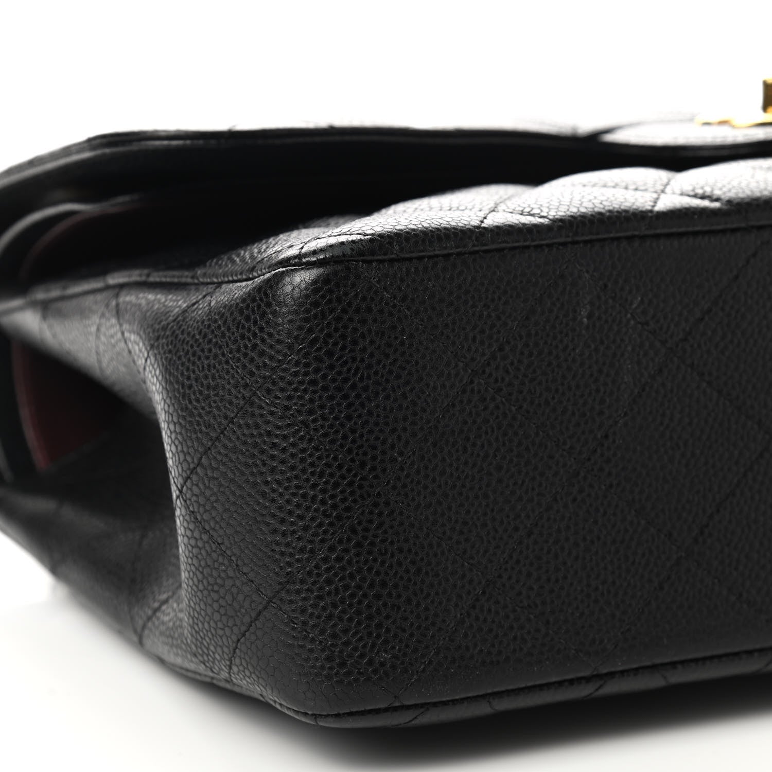 Chanel Caviar Quilted Jumbo Double Flap Black 9 of 11