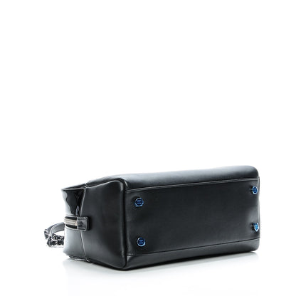 Chanel Patent Calfskin Timeless Duo Bowling Bag Black 4 of 7