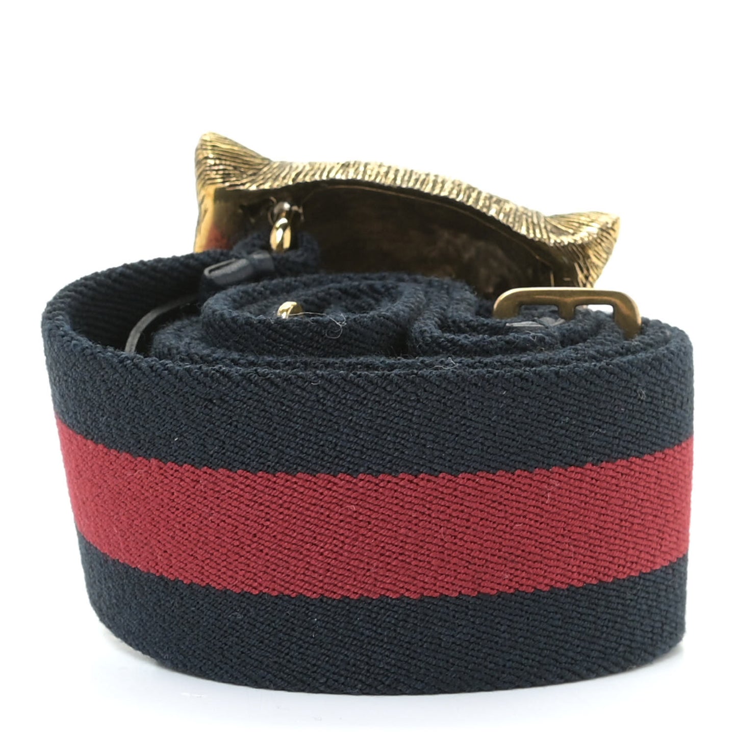 Web Feline Buckle Belt 75 60 Green Red