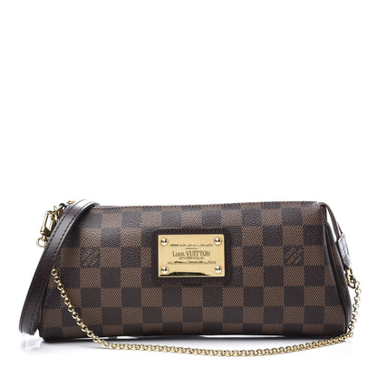 Louis Vuitton Damier Ebene Eva Clutch 1 of 9