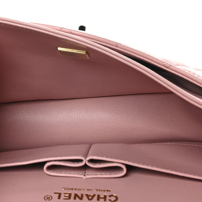 Chanel Lambskin Quilted Small Double Flap Light Pink 5 of 11