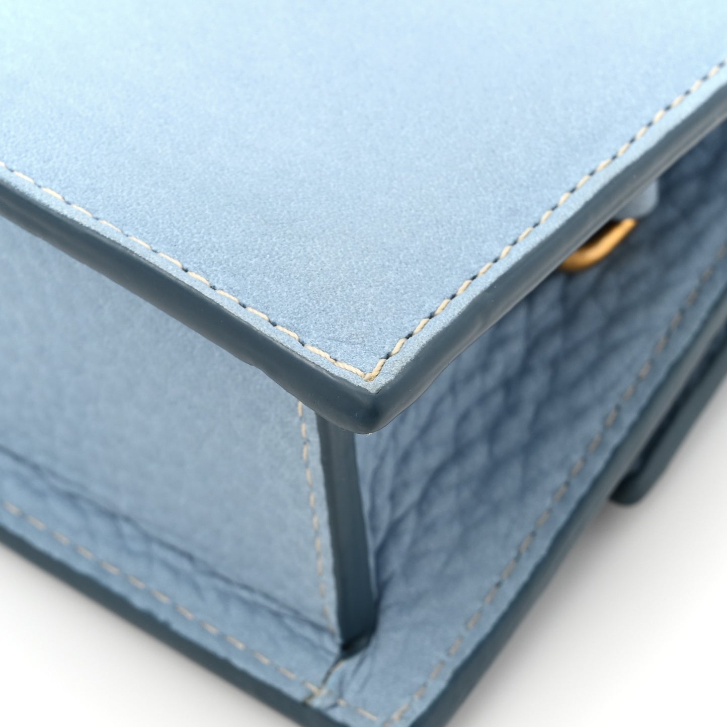 Calfskin Le Chiquito Long Light Blue
